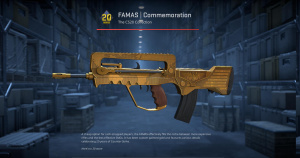 FAMAS | Commemoration (Factory New) Screenshot