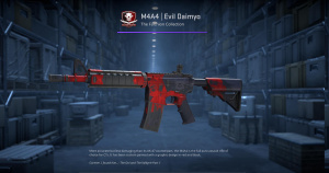M4A4 | Evil Daimyo (Battle-Scarred) Screenshot