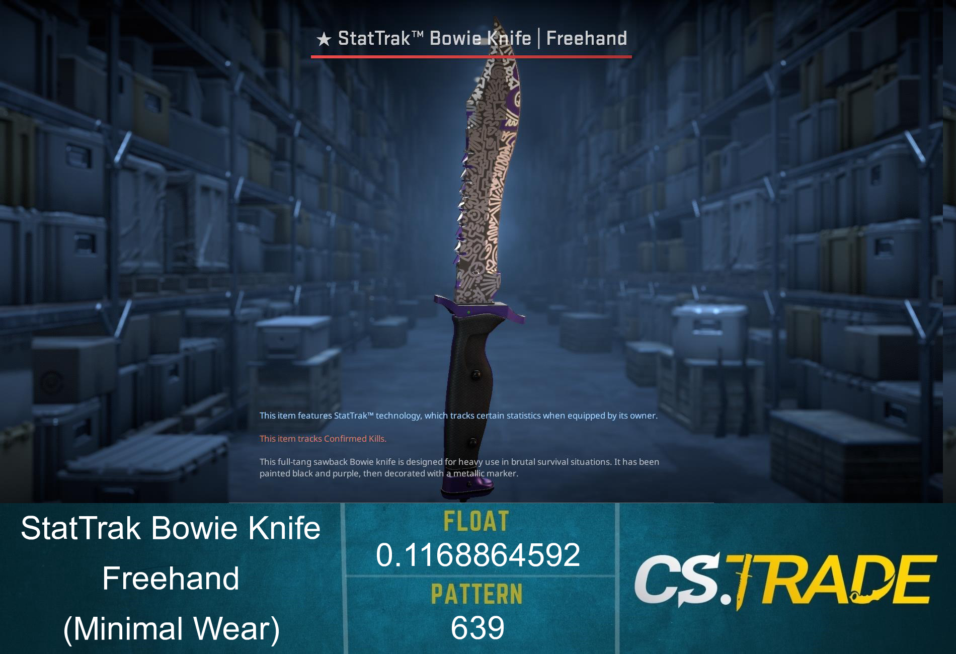 ★ Bowie Knife | Freehand (Factory New) Screenshot