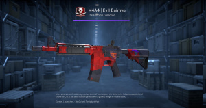 M4A4 | Evil Daimyo (Minimal Wear) Screenshot