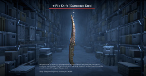★ Flip Knife | Damascus Steel (Field-Tested) Screenshot