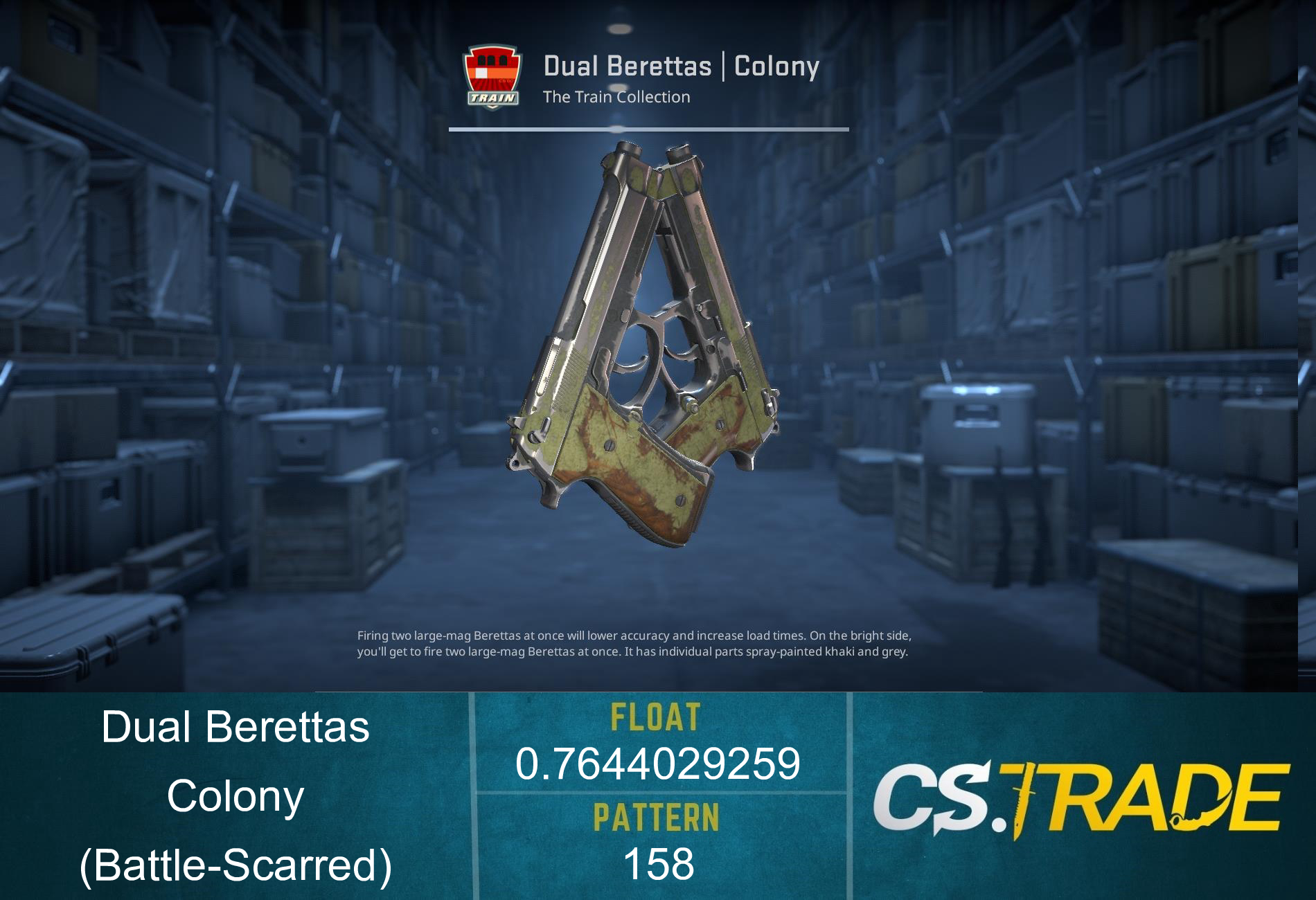 Dual Berettas | Colony (Factory New) Screenshot