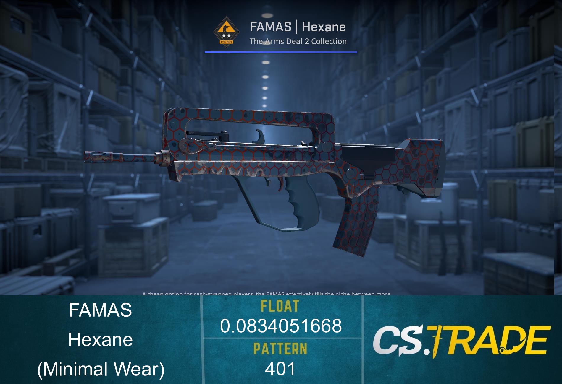 FAMAS | Hexane (Minimal Wear) Screenshot