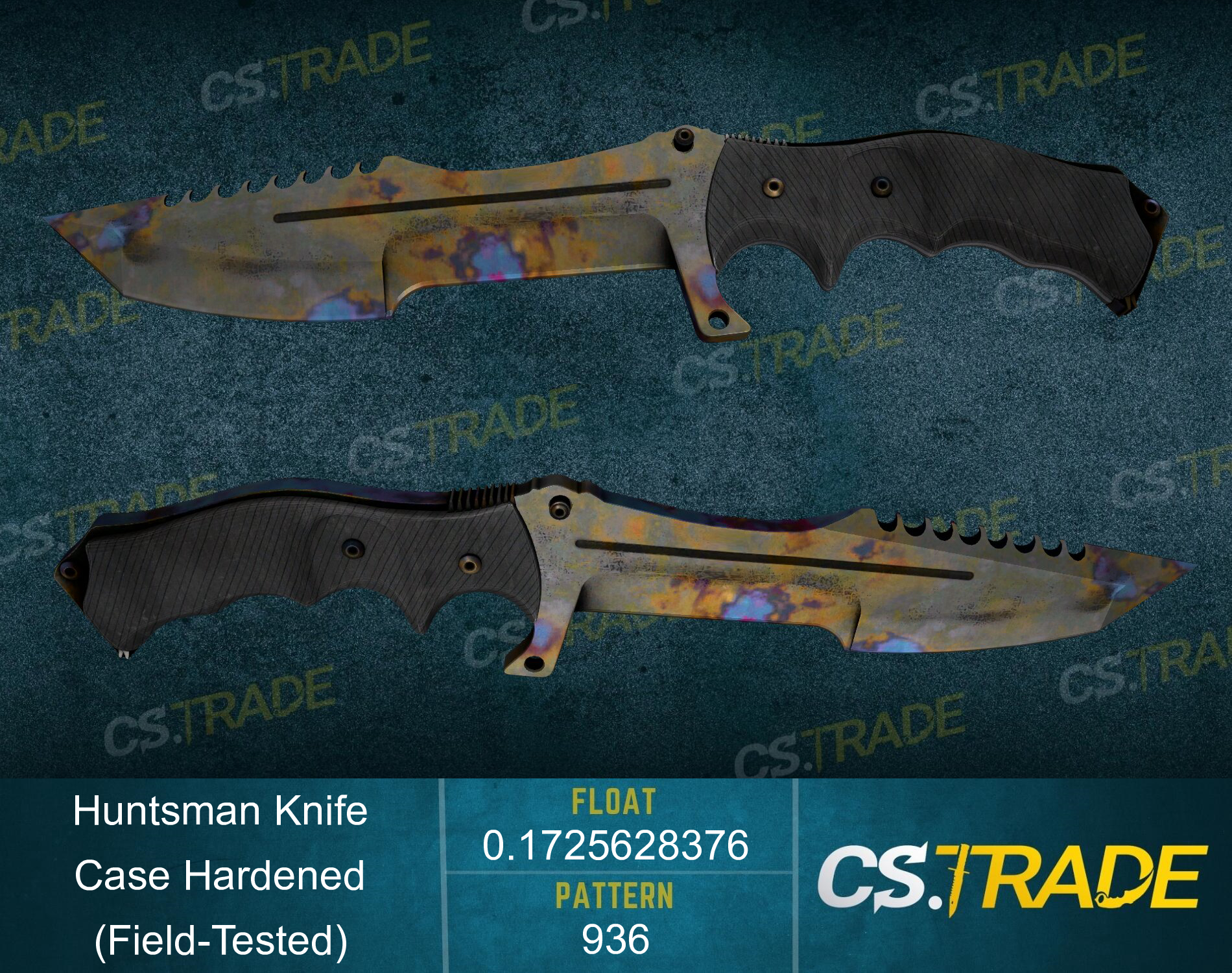 ★ Huntsman Knife | Case Hardened (Field-Tested) Screenshot