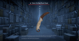 ★ Talon Knife | Rust Coat (Battle-Scarred) Screenshot