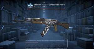 StatTrak™ AK-47 | Wasteland Rebel (Minimal Wear) Screenshot