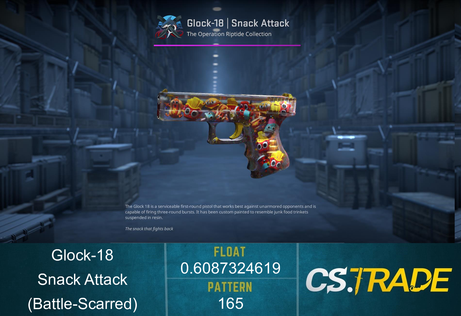 Glock-18 | Snack Attack (Battle-Scarred) Screenshot