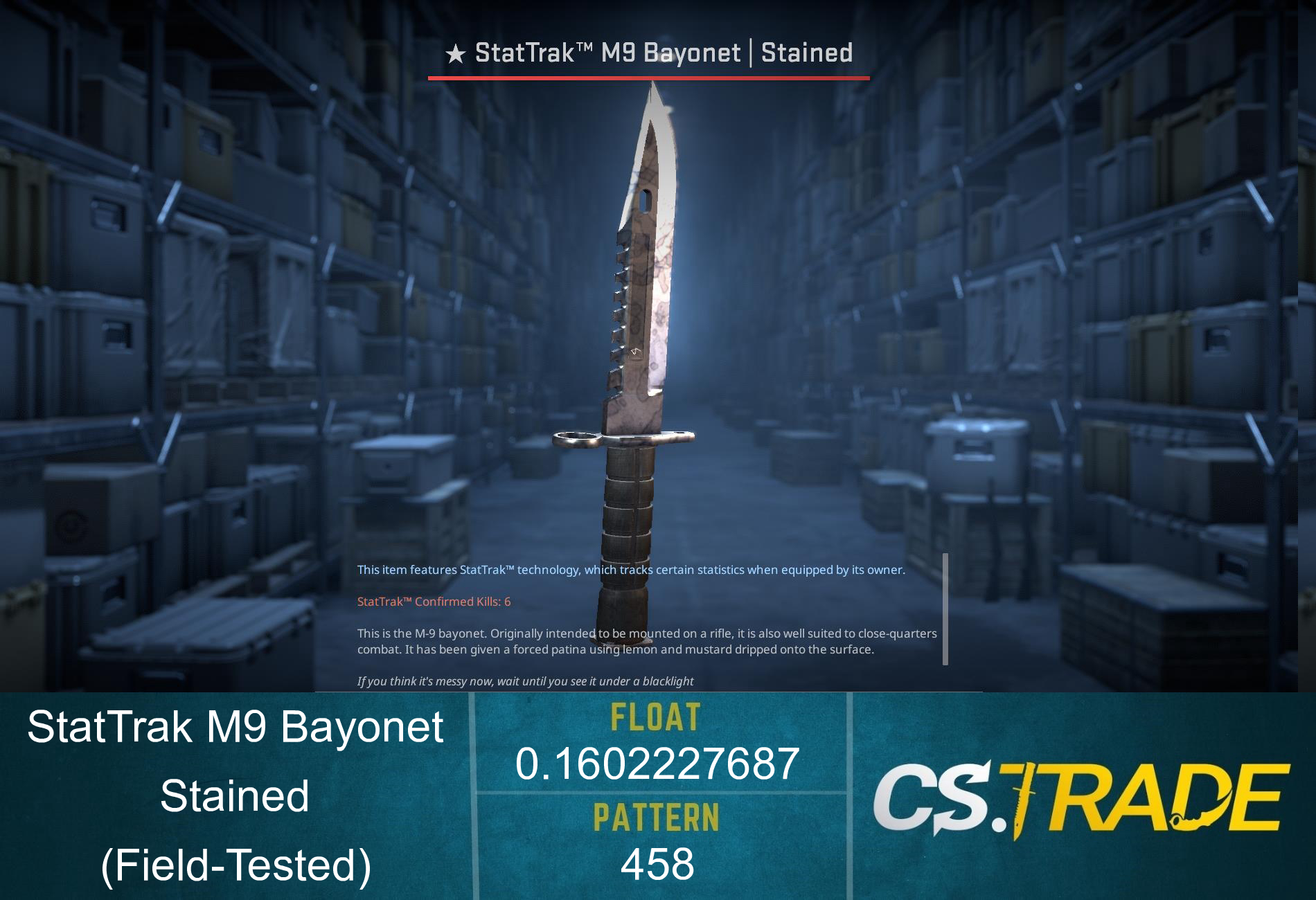 ★ M9 Bayonet | Stained (Factory New) Screenshot