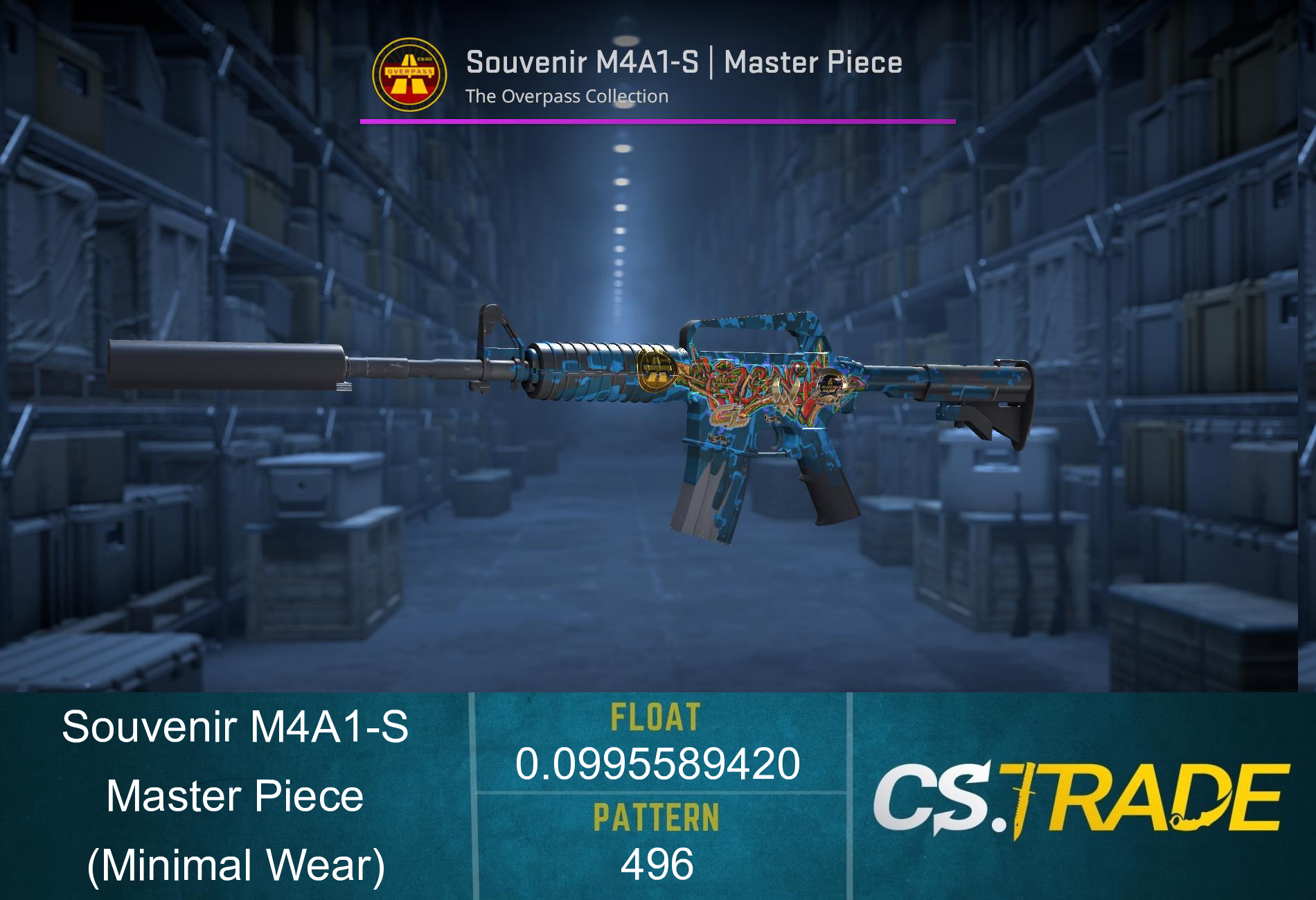 M4A1-S | Master Piece (Minimal Wear) Screenshot