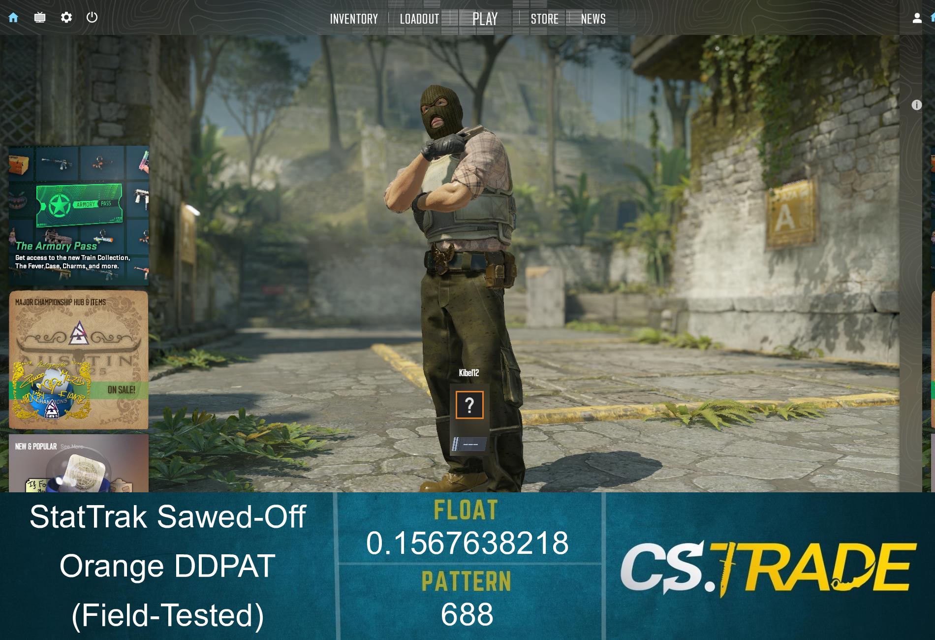 Sawed-Off | Orange DDPAT (Field-Tested) Screenshot