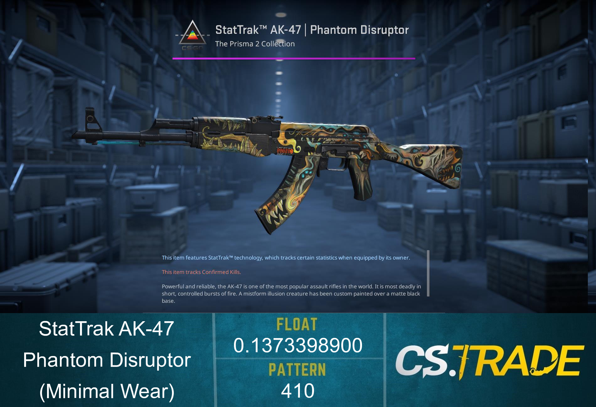 AK-47 | Phantom Disruptor (Minimal Wear) Screenshot