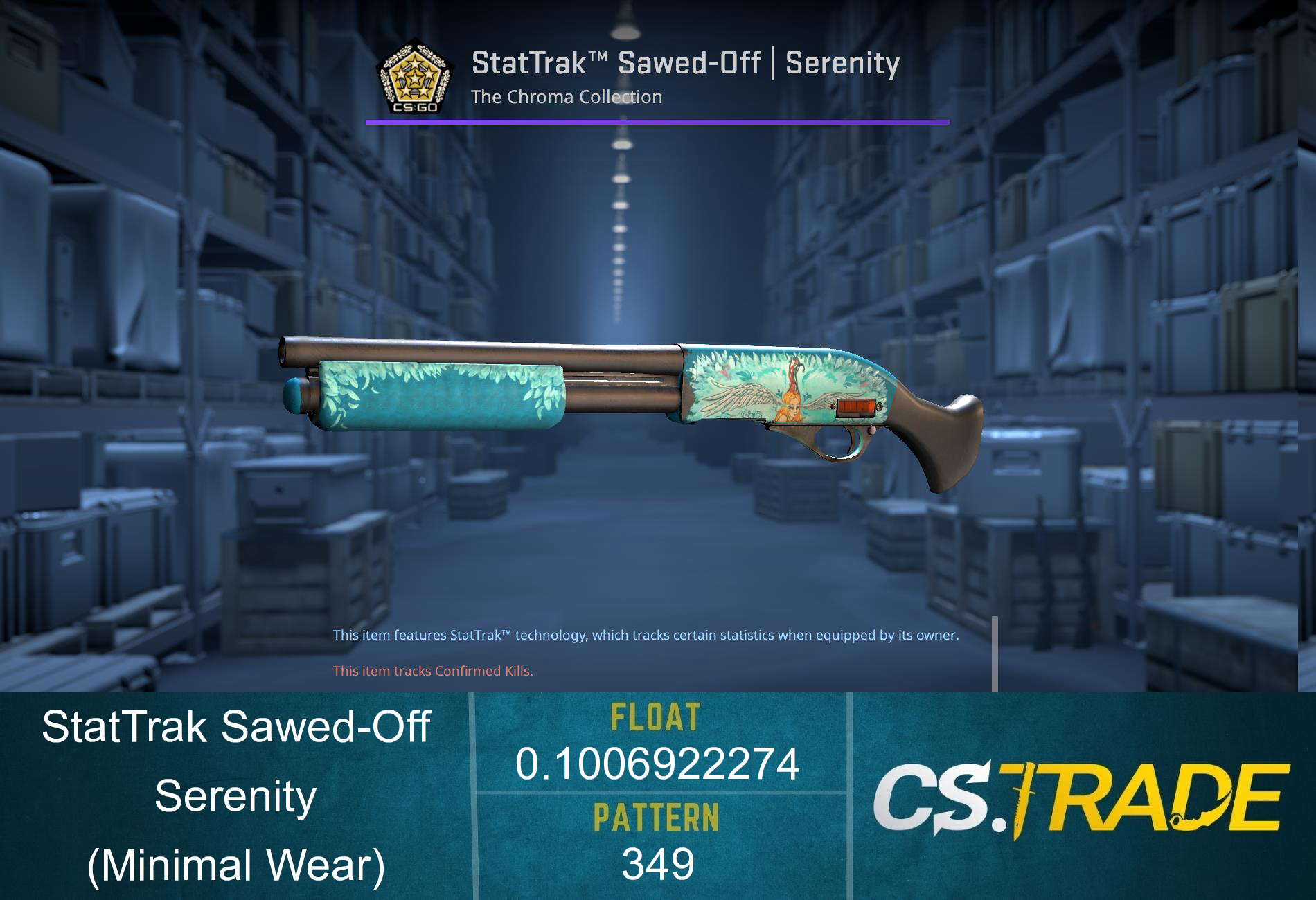 Sawed-Off | Serenity (Minimal Wear) Screenshot