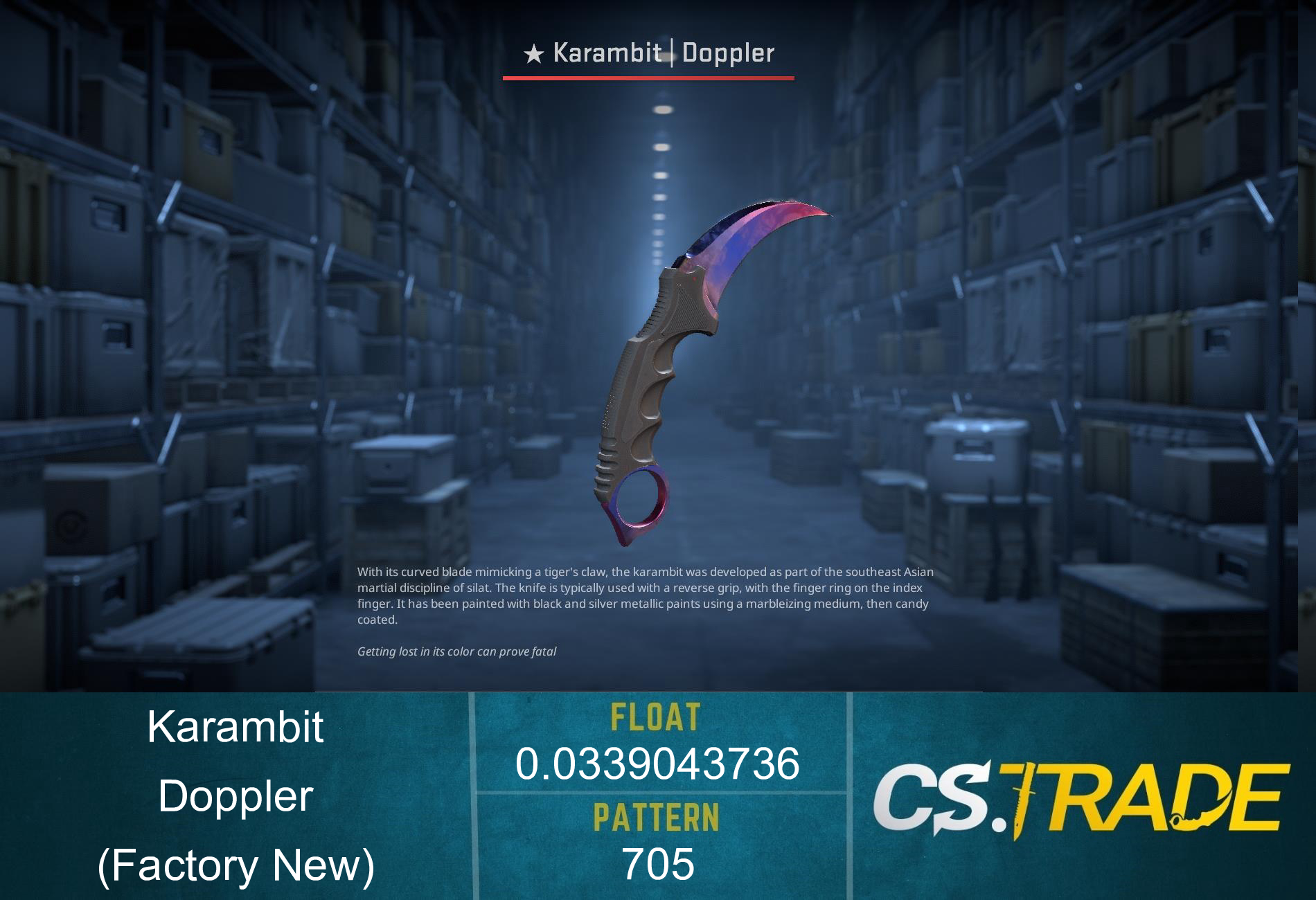 ★ Karambit | Doppler (Factory New) Screenshot