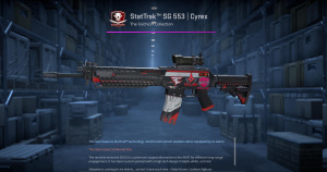 StatTrak™ SG 553 | Cyrex (Battle-Scarred) Screenshot