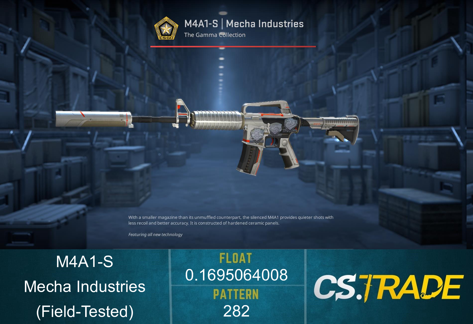 M4A1-S | Mecha Industries (Field-Tested) Screenshot
