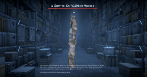 ★ Survival Knife | Urban Masked (Field-Tested) Screenshot