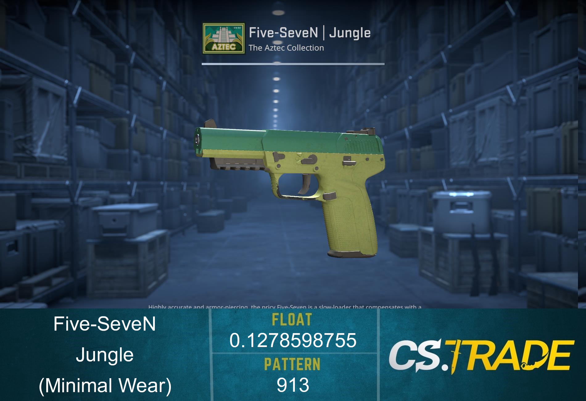Five-SeveN | Jungle (Minimal Wear) Screenshot