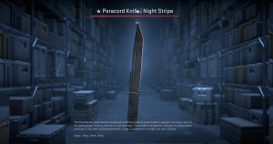 ★ Paracord Knife | Night Stripe (Field-Tested) Screenshot