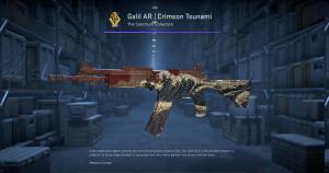 Galil AR | Crimson Tsunami (Minimal Wear) Screenshot