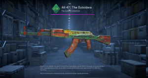 AK-47 | The Outsiders (Minimal Wear) Screenshot