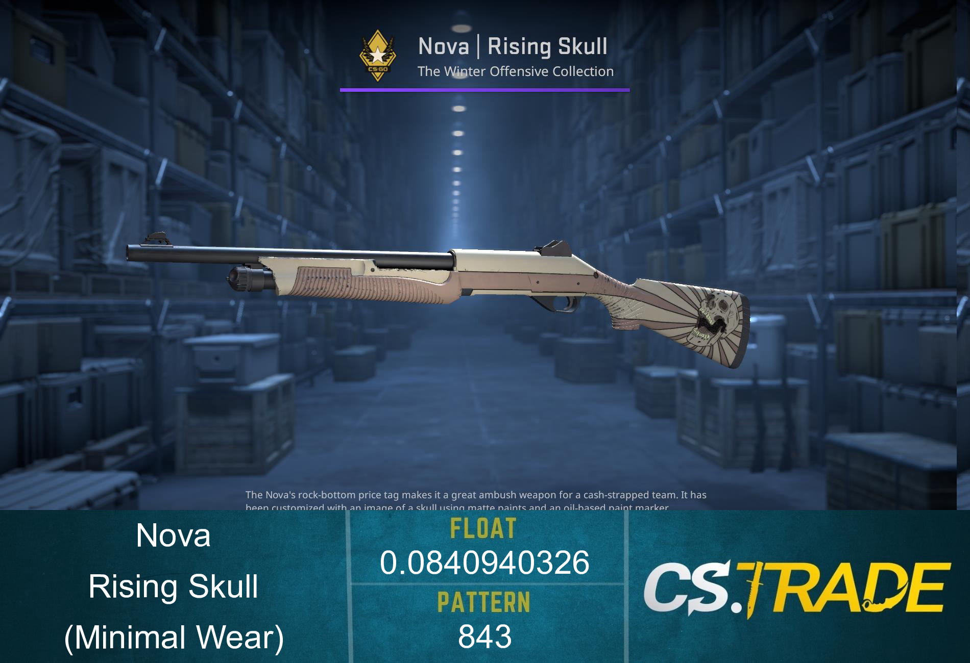 Nova | Rising Skull (Minimal Wear) Screenshot