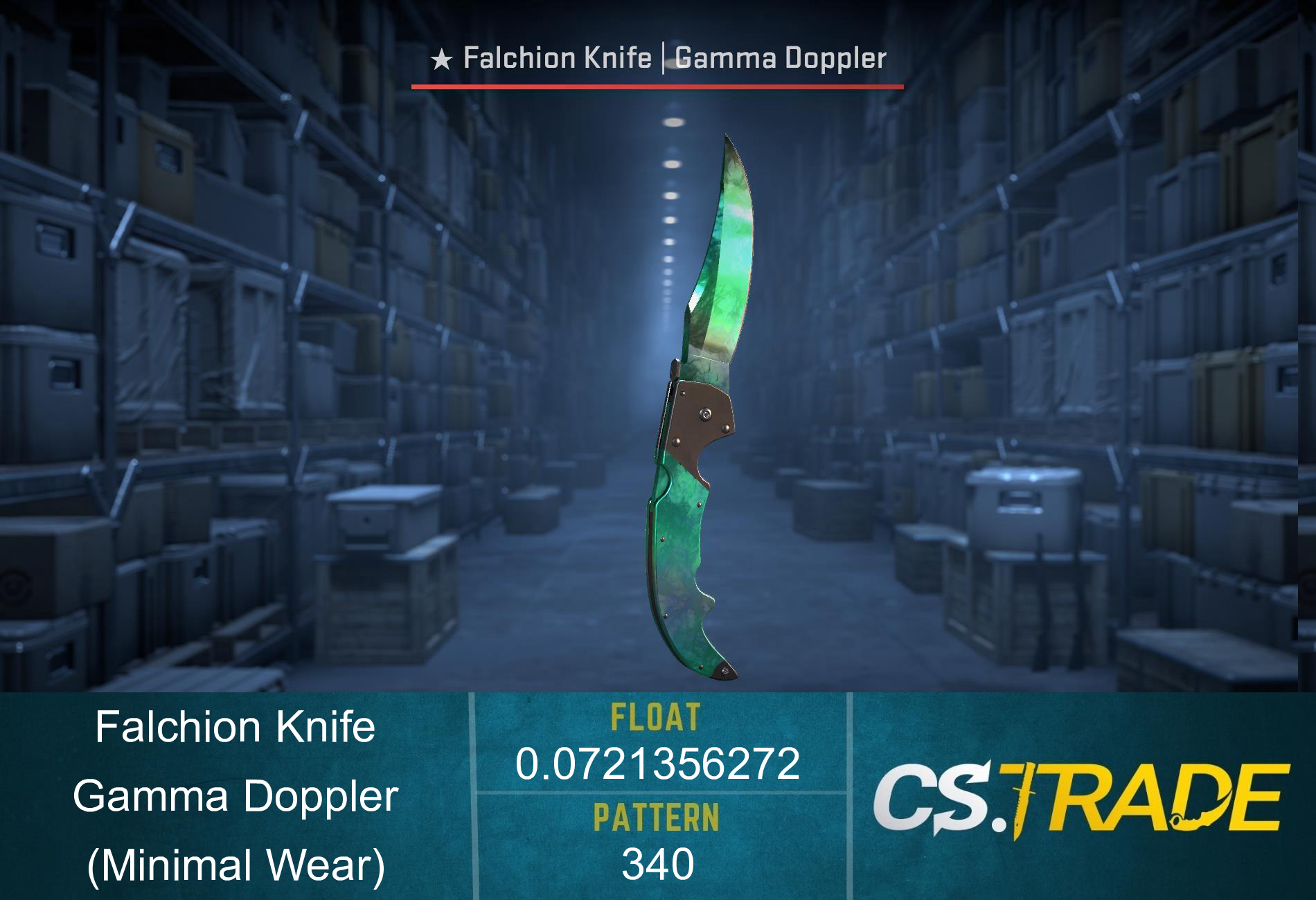 ★ Falchion Knife | Gamma Doppler (Minimal Wear) Screenshot