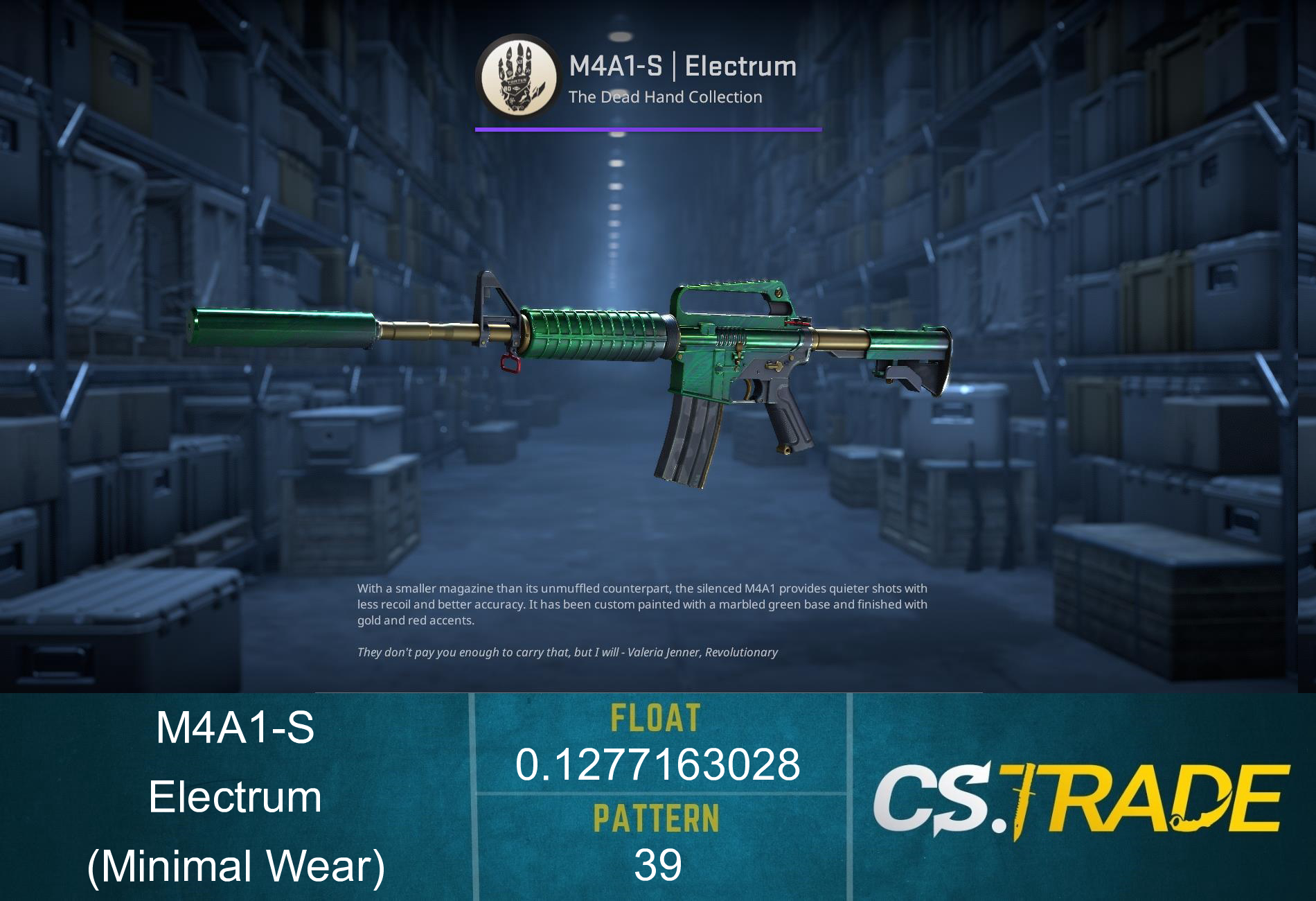 M4A1-S | Electrum (Factory New) Screenshot