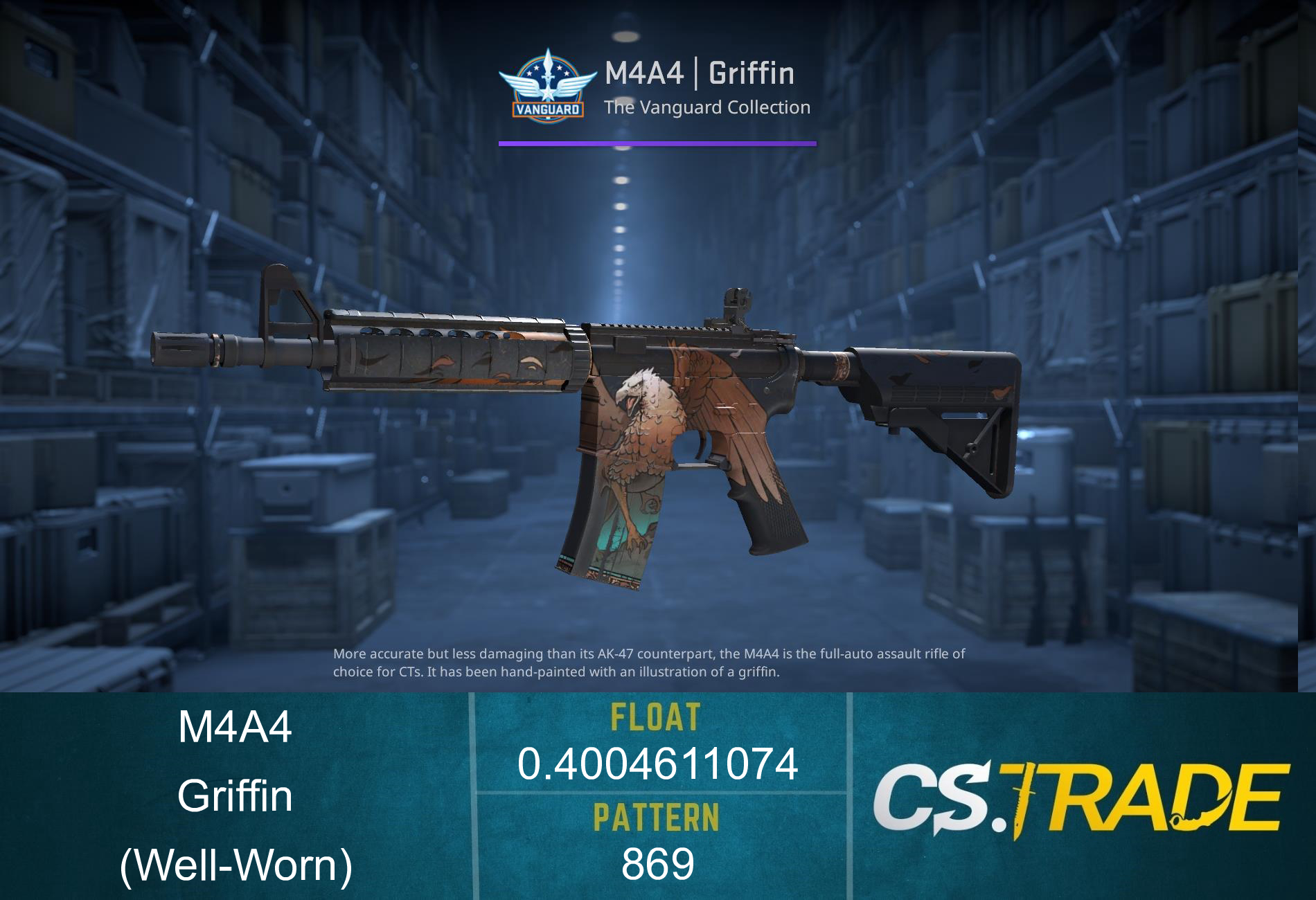 M4A4 | Griffin (Well-Worn) Screenshot