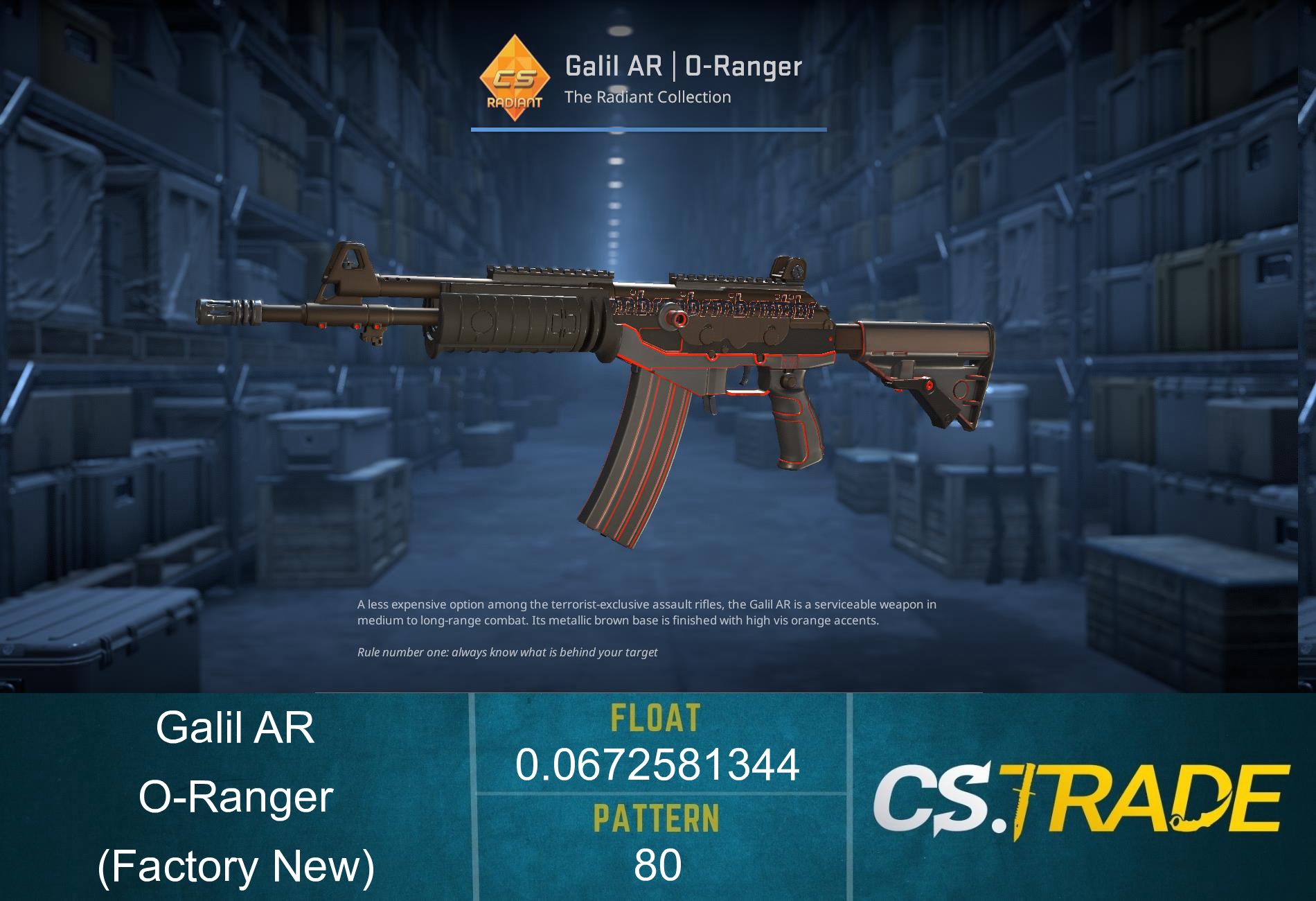 Galil AR | O-Ranger (Factory New) Screenshot