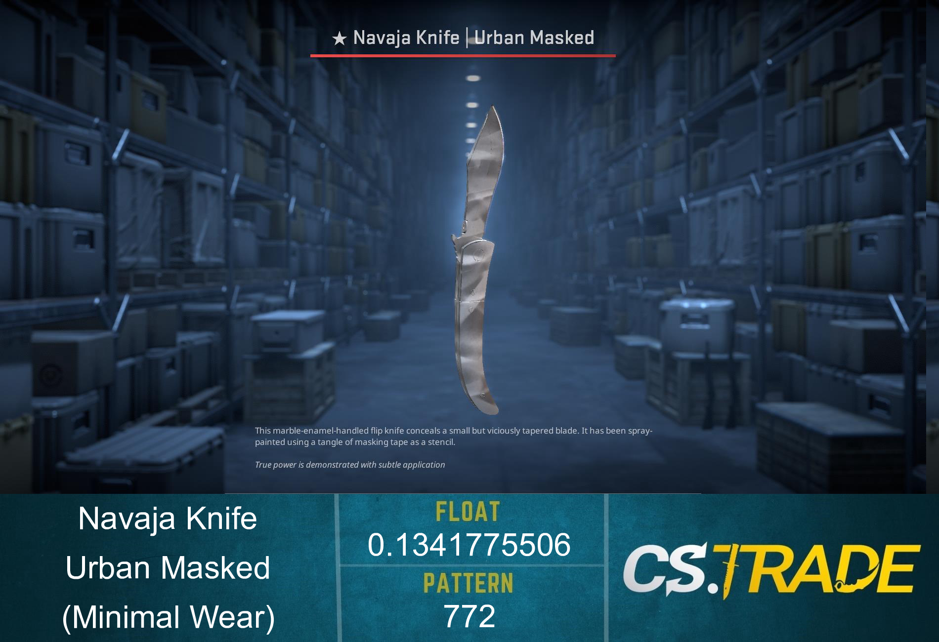 ★ Navaja Knife | Urban Masked (Factory New) Screenshot