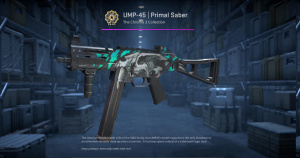 UMP-45 | Primal Saber (Battle-Scarred) Screenshot