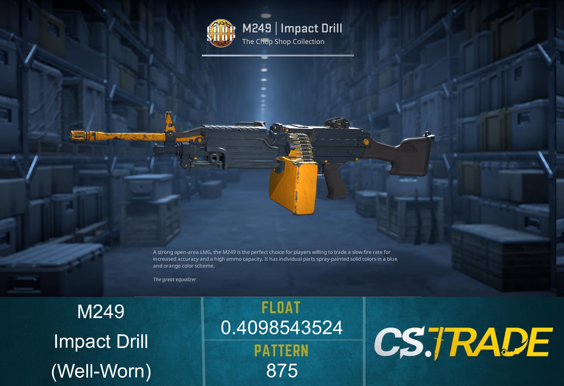 M249 | Impact Drill (Well-Worn) Screenshot