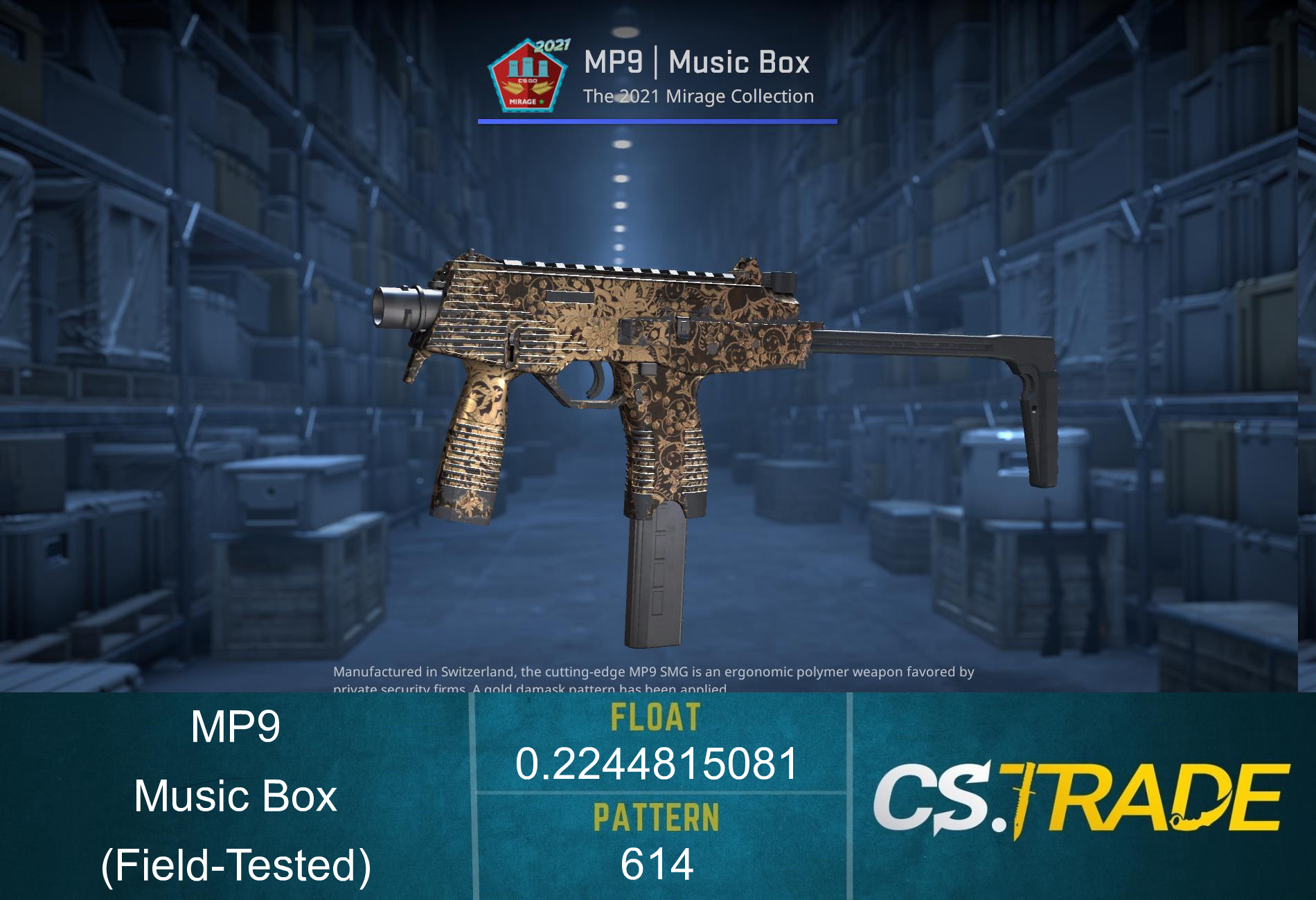 MP9 | Music Box (Field-Tested) Screenshot