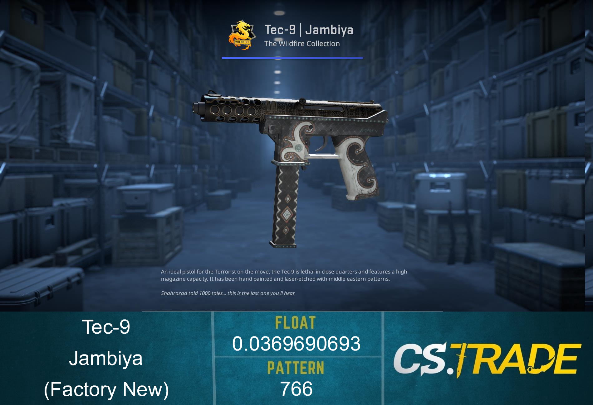 Tec-9 | Jambiya (Factory New) Screenshot