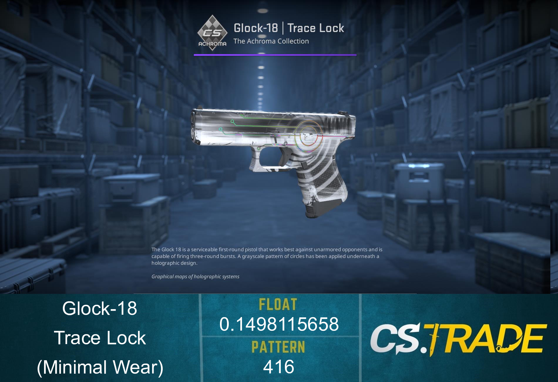 Glock-18 | Trace Lock (Factory New) Screenshot