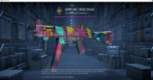 UMP-45 | Wild Child (Minimal Wear) Screenshot
