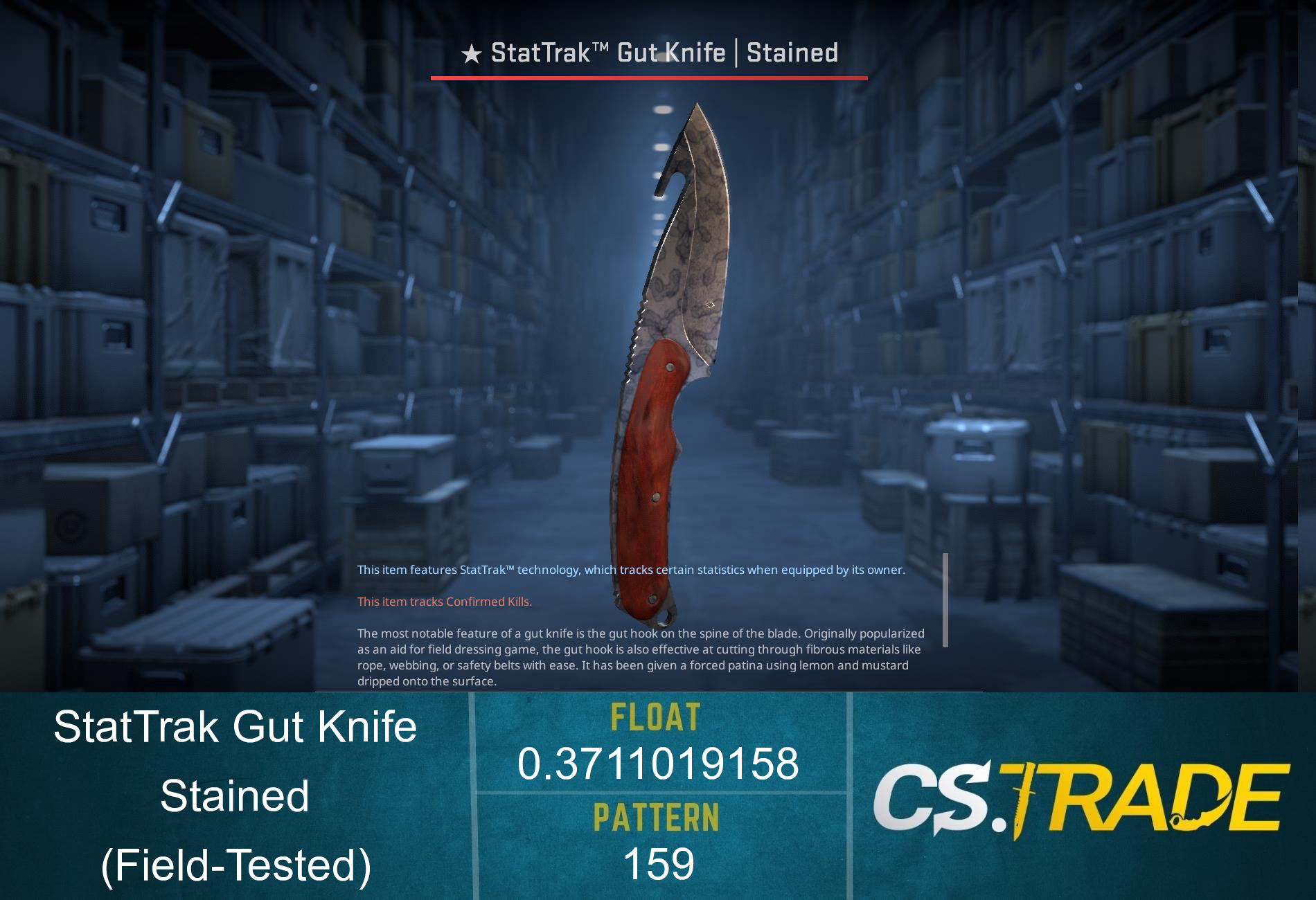 ★ Gut Knife | Stained (Factory New) Screenshot