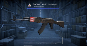 StatTrak™ AK-47 | Uncharted (Factory New) Screenshot