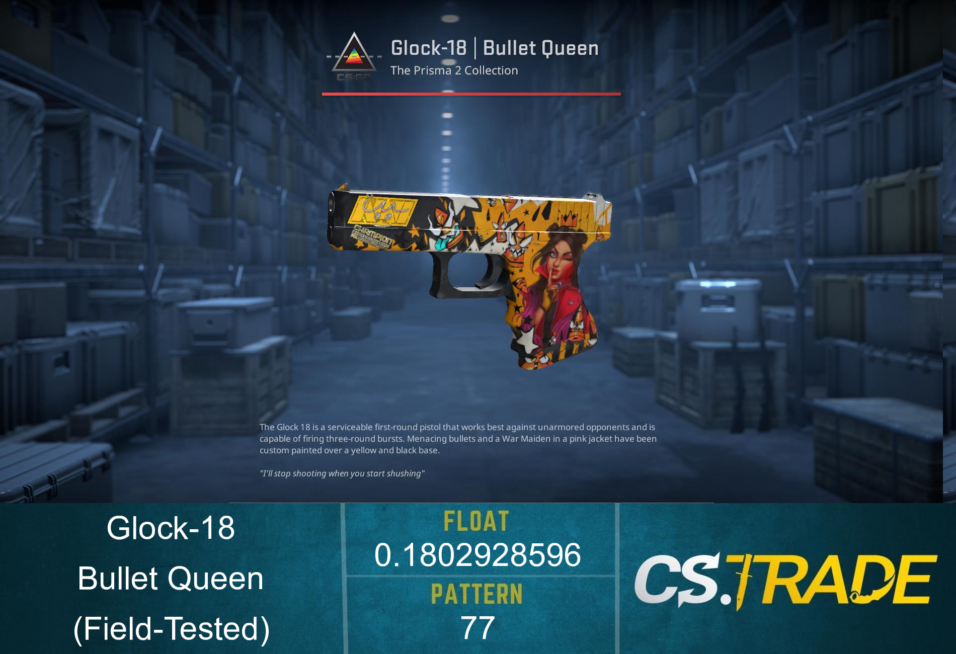 Glock-18 | Bullet Queen (Field-Tested) Screenshot