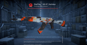 StatTrak™ AK-47 | Asiimov (Minimal Wear) Screenshot