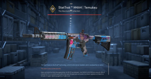 StatTrak™ M4A4 | Temukau (Battle-Scarred) Screenshot