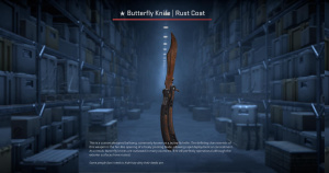 ★ Butterfly Knife | Rust Coat (Battle-Scarred) Screenshot