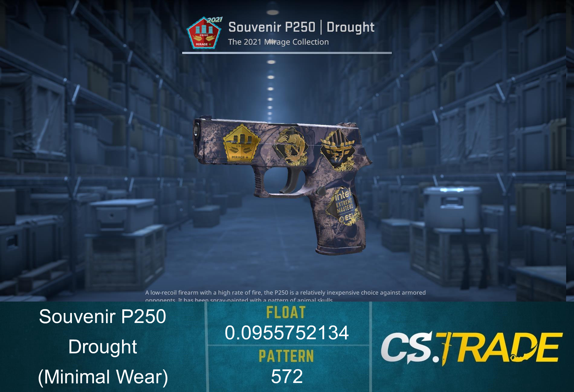 P250 | Drought (Minimal Wear) Screenshot
