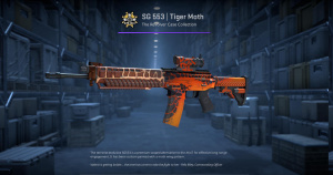 SG 553 | Tiger Moth (Factory New) Screenshot
