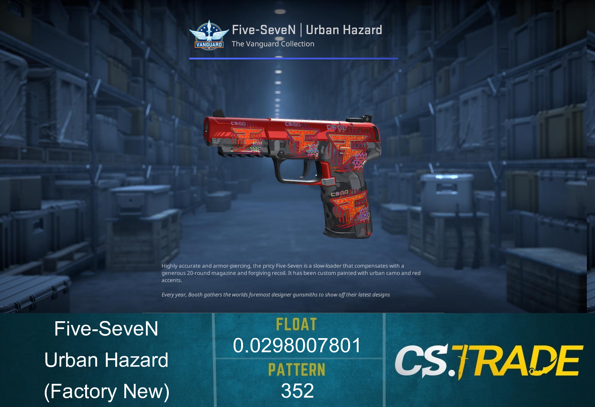 Five-SeveN | Urban Hazard (Factory New) Screenshot