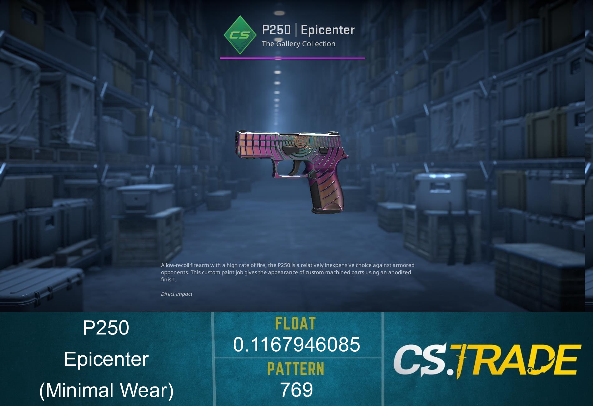 P250 | Epicenter (Minimal Wear) Screenshot