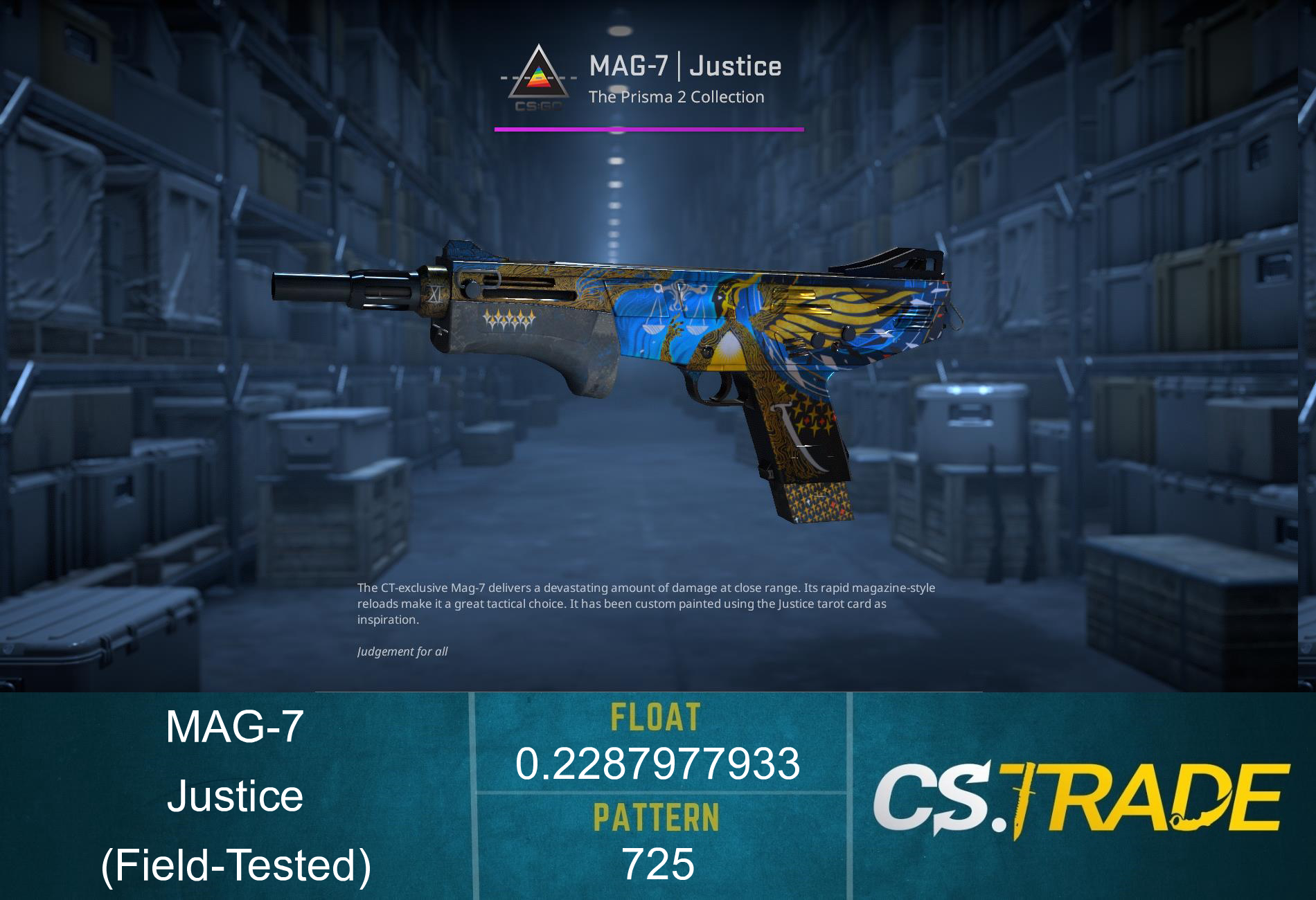 MAG-7 | Justice (Field-Tested) Screenshot