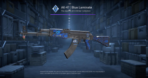 AK-47 | Blue Laminate (Field-Tested) Screenshot
