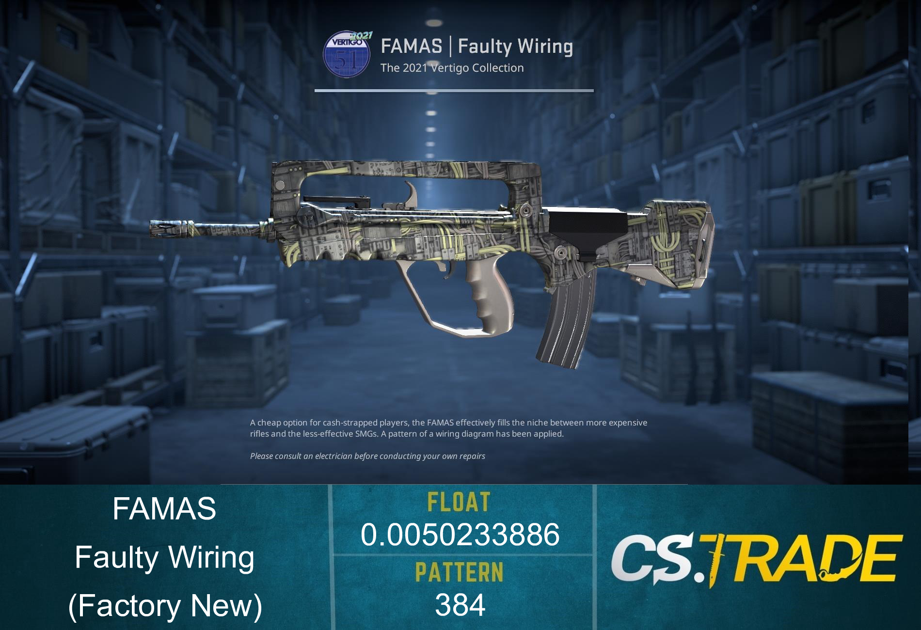 FAMAS | Faulty Wiring (Factory New) Screenshot