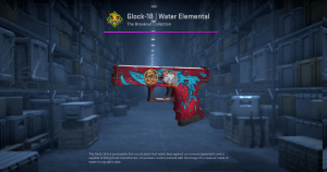 Glock-18 | Water Elemental (Field-Tested) Screenshot